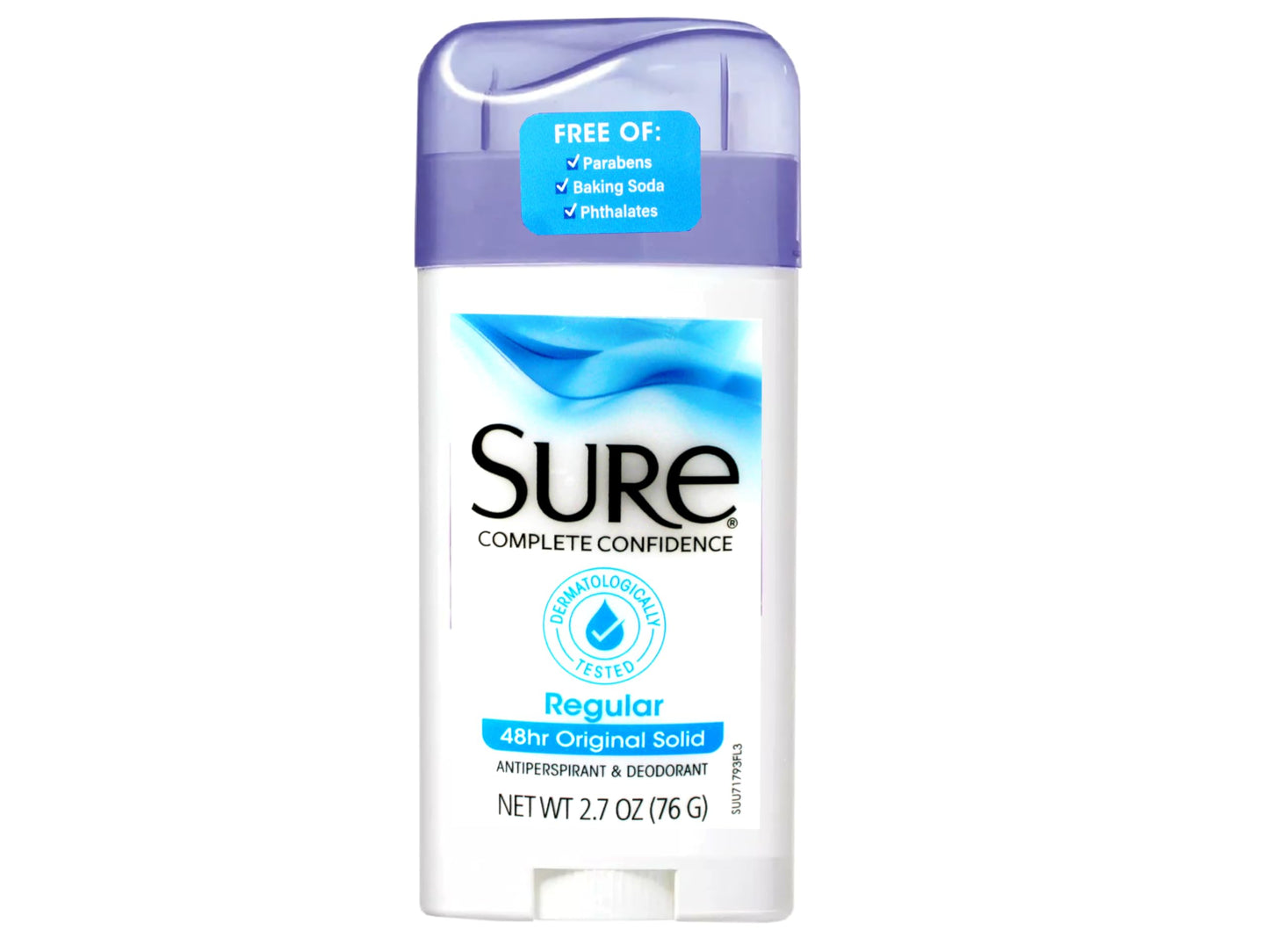 Sure Original Solid Anti-Perspirant Deodorant - 48 Hour Antiperspirant for Women and Men - Mandarin Buds, Airy Cotton, Musk Notes - Regular - 4 pc Beauty and Personal Care Sure
