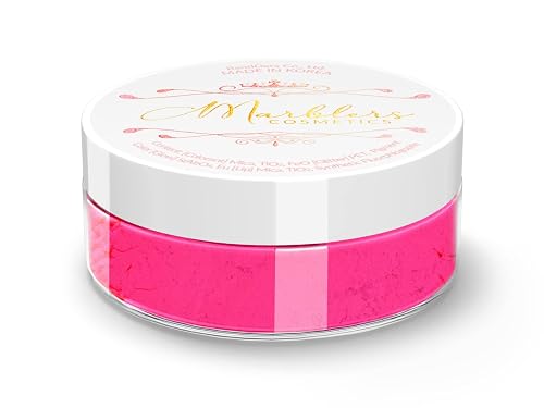 MARBLERS Fluorescent Pigment [Neon Pink] 0.11oz (3g) | Matte Pigment | Non-Toxic | Vegan | Cruelty-Free | Nail Polish, Nail Art, Soap, Craft | Beauty & Personal Care MARBLERS