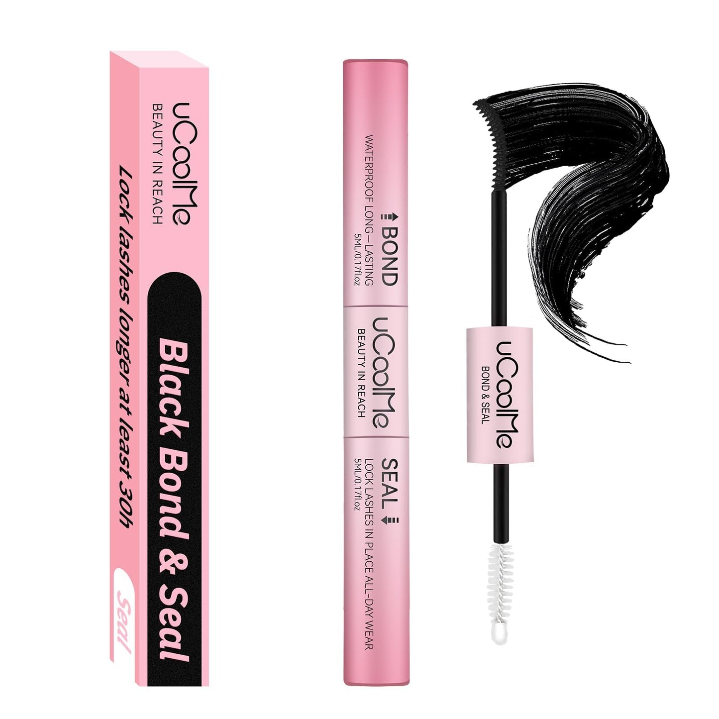 uCoolMe Lash Bond and Seal Waterproof for Lash Clusters 144Hours New Upgrade Leak-Proof Cap Upgraded Airtight Pipe Material Non-Irritating Lash Glue Beauty and Personal Care UCOOLME