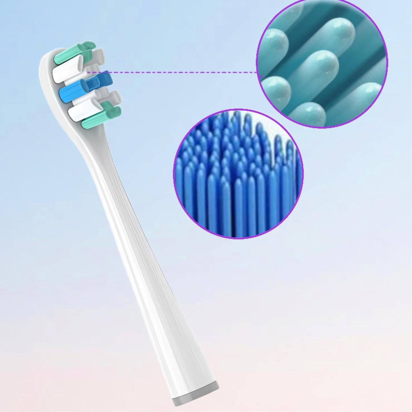 Replacement Toothbrush Head. Compatible for Usmile P1 P10 P20 P20PRO U1 U2 U3 P4 Electric Toothbrush(4 White Clean Models) Beauty and Personal Care Orfdcnhlkc