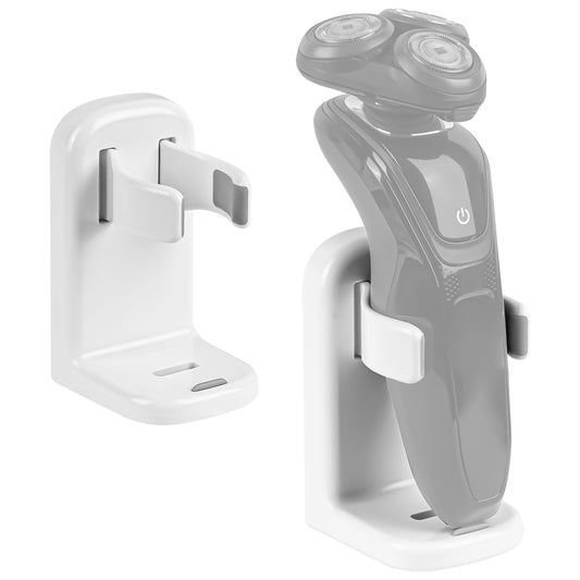 Linkidea 2 Pack Self-Adhesive Wall Shaver Holder, Bathroom Electric Shaver Storage Organizer Compatible with Philips Norelco 2400, 7000, 3600 Series Beauty and Personal Care Linkidea