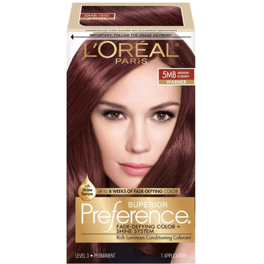 L’Oreal ParisSuperior Preference - 5MB Medium Auburn (Warmer) 1 Each (Pack of 3) Beauty & Personal Care L'Oreal Paris