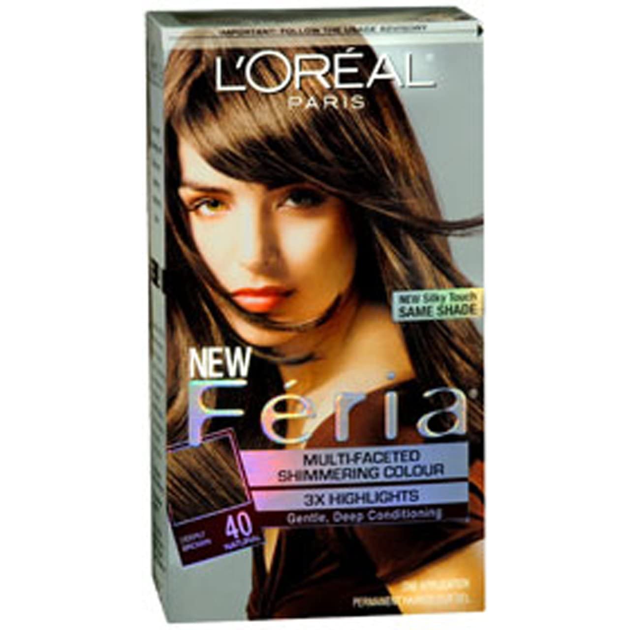 L’Oreal ParisFeria Multi-Faceted Shimmering Colour, 40 Deeply Brown, 1 ea Beauty & Personal Care L'Oreal Paris