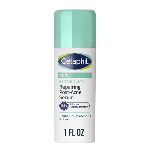 CETAPHIL Gentle Clear Repairing Post-Acne Serum, Retinol Alternative, Oil Free Serum for Sensitive Skin, 1 Fl Oz, Bakuchiol, Improves Skin Tone Beauty & Personal Care Cetaphil