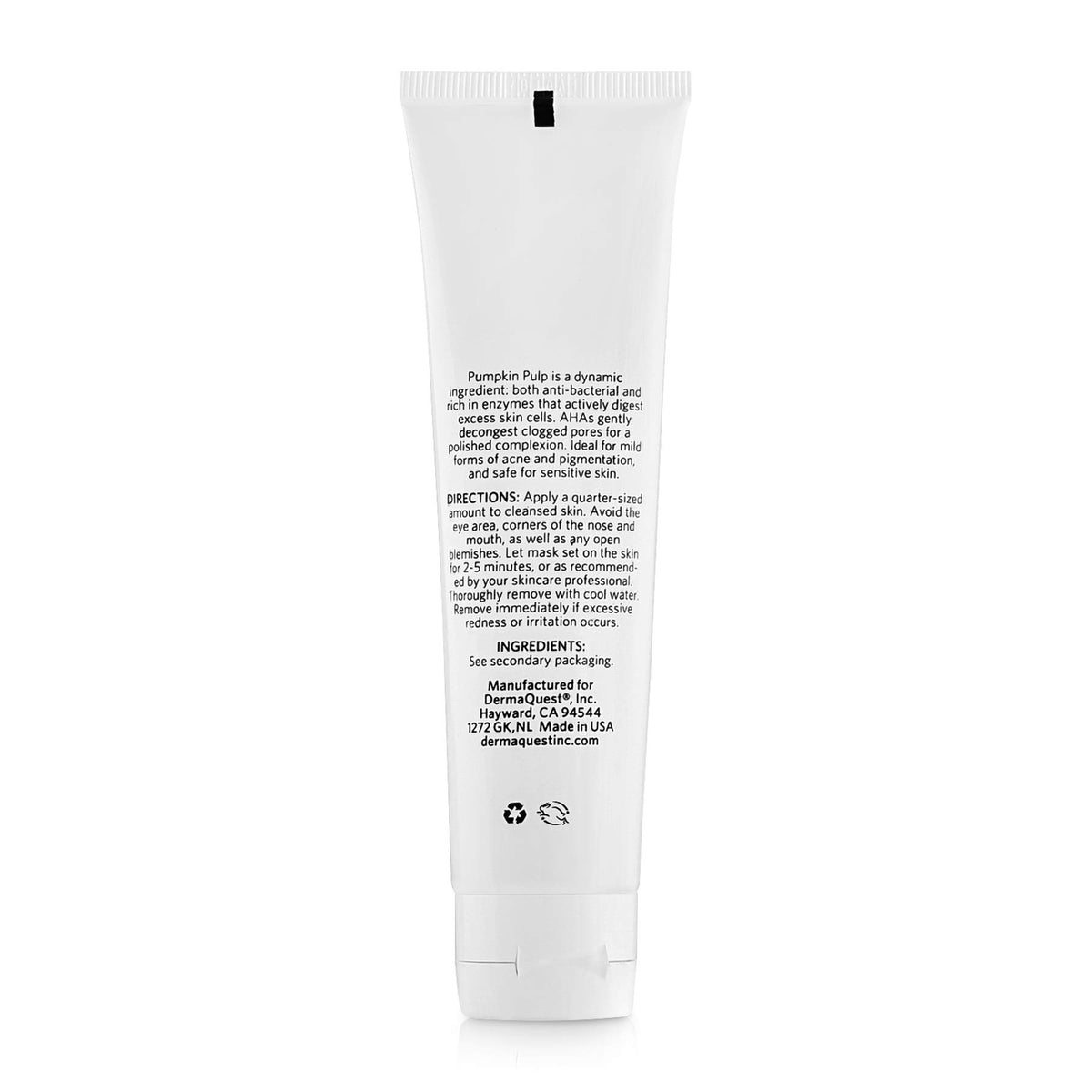 DermaQuest Advanced Therapy Mini Pumpkin Face Mask - Rejuvenating and Brightening Acne Face Mask - Blackhead Face Mask for Women & Men - All Skin