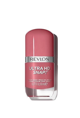 REVLON Ultra HD Snap Nail Color, Natural Rich Glossy Polish, 100% Vegan Formula, No Base or Top Coat Needed, 032 Birthday Suit, 0.27 fl oz Beauty & Personal Care REVLON