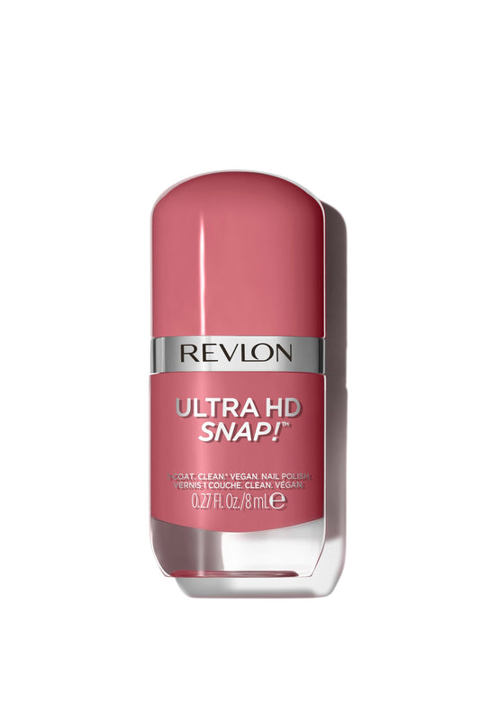 REVLON Ultra HD Snap Nail Color, Natural Rich Glossy Polish, 100% Vegan Formula, No Base or Top Coat Needed, 032 Birthday Suit, 0.27 fl oz Beauty & Personal Care REVLON