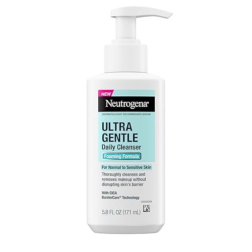 Neutrogena Ultra Gentle Foaming Facial Cleanser, Foaming Face Wash for Sensitive Skin, Gently Cleanses Away Dirt, Oil & Makeup Without Over Drying Beauty & Personal Care Neutrogena