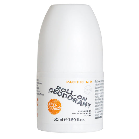 31st State Aluminum Free Clear Gel Roll-on Deodorant - Goes on Easy, Dries Fast + Great for Teens & Family. Non-Irritating, Vegan, Gluten-Free Beauty and Personal Care 31st State