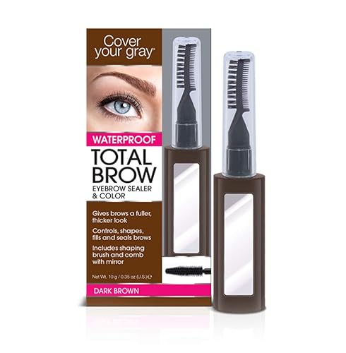 Cover Your Gray Total Brow Eyebrow Sealer and Color - Dark Brown Beauty & Personal Care Cover Your Gray