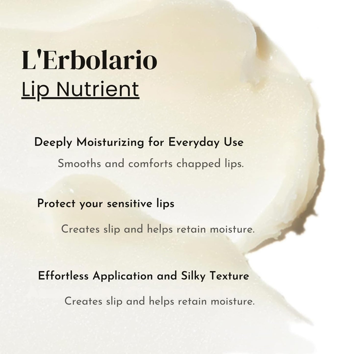 L'Erbolario Lip Nutrient - Smoothing Lip Stick with Four Butters - Softness and Suppleness for Lips - Moisturizing and Replenishing Lip Care - Lip Beauty and Personal Care L'Erbolario