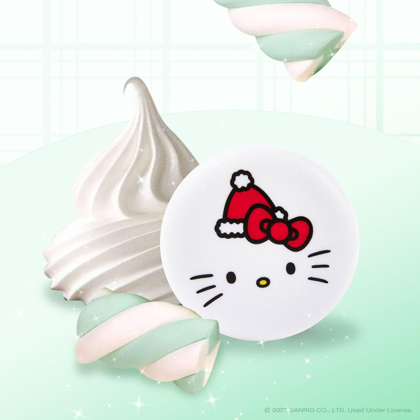 The Crème Shop x Hello Kitty Macaron Lip Balm, Korean Lip Balm with Shea Butter and Vitamin E - Marshmallow Fluff Beauty & Personal Care The Crème Shop