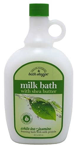 Village Naturals Bath Milk Bath Ultra-Moist White Tea & Jasmine 28 Ounce (828ml) (6 Pack) Beauty & Personal Care Village Naturals Therapy