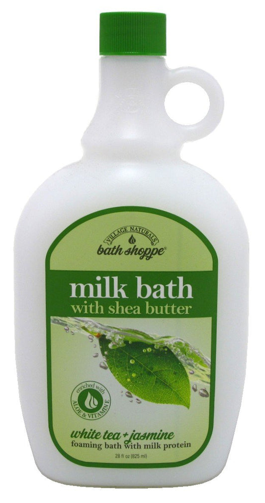Village Naturals Bath Milk Bath Ultra-Moist White Tea & Jasmine 28 Ounce (828ml) (6 Pack) Beauty & Personal Care Village Naturals Therapy