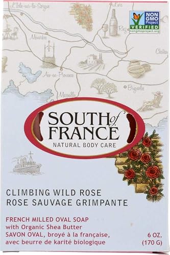 South Of France Soaps French Milled Oval Soap, Climbing Wild Rose 6 oz2 Beauty & Personal Care South Of France
