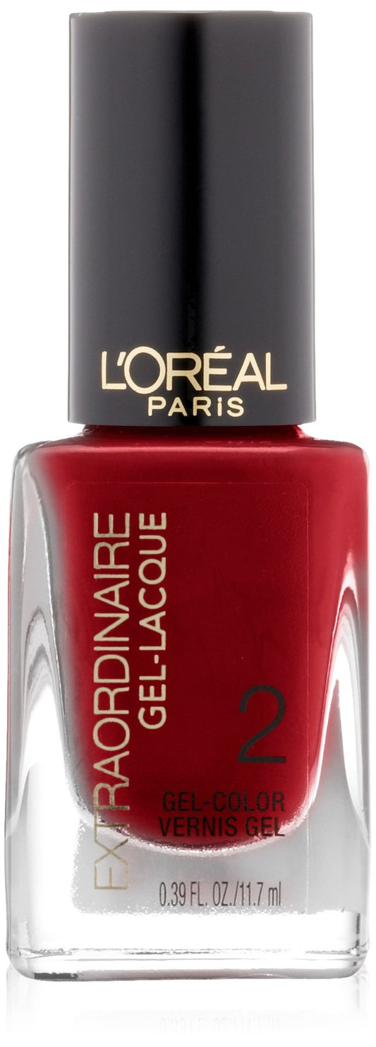 L’Oréal Paris Extraordinaire Gel-Lacque 1-2-3 Nail Color, Hot Couture, 0.39 Fluid Ounce