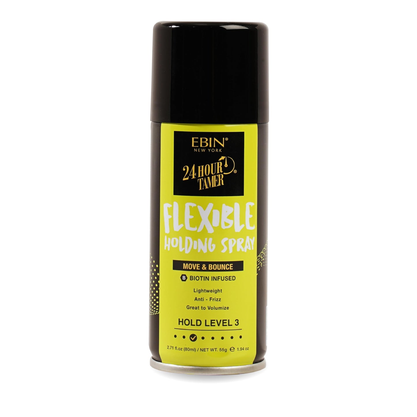 EBIN NEW YORK 24 Hour Tamer Flexible Holding Spray - Move & Bounce 1.94oz/ 80ml | Tames Frizz & Flyaway, Gives High Shine & Volume, All Day Hold Beauty & Personal Care EBIN NEW YORK