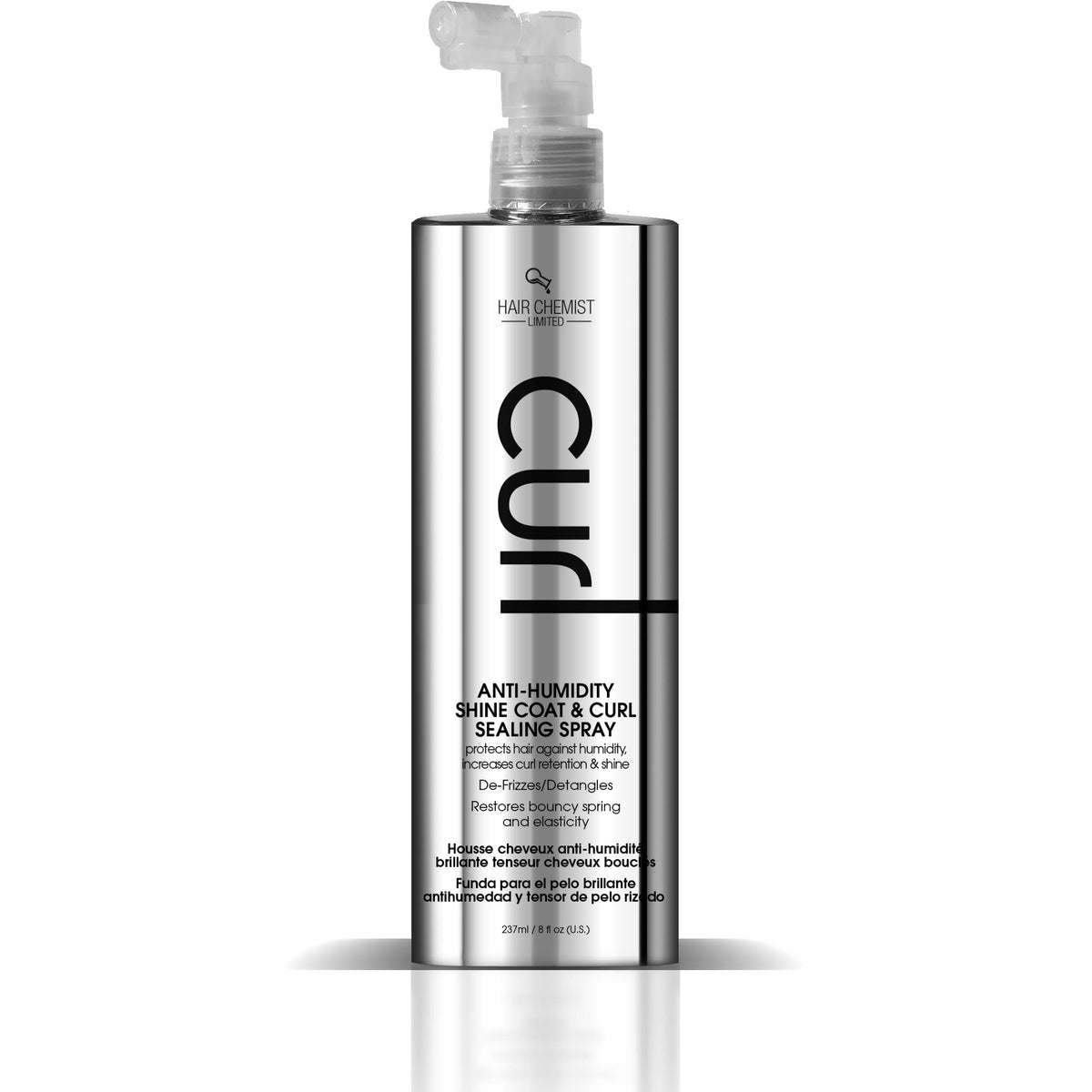 Hair Chemist CURL Anti Humidity Shine Coat & Curl Sealing Spray 8 oz. Beauty & Personal Care Hair Chemist