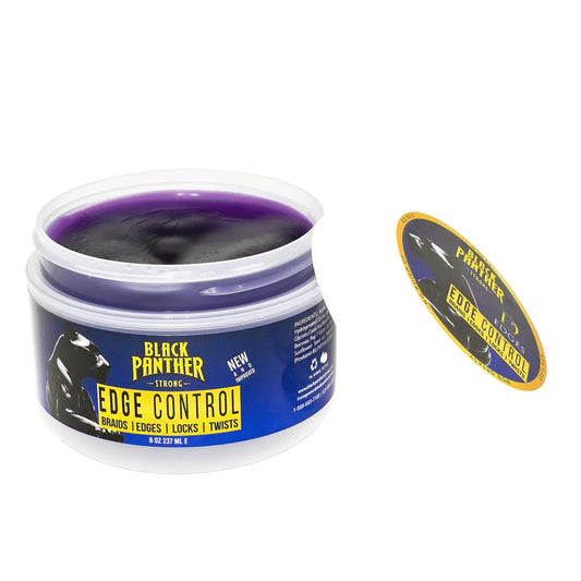 Black Panther Edge Control Gel For 4C Natural And Relaxed Hair, Enriched With Multi Vitamins, Non-Greasy, Non-Flaking, No White Cast, 24 hrs hold Beauty & Personal Care BLACK PANTHER STRONG DIAMOND EDGES