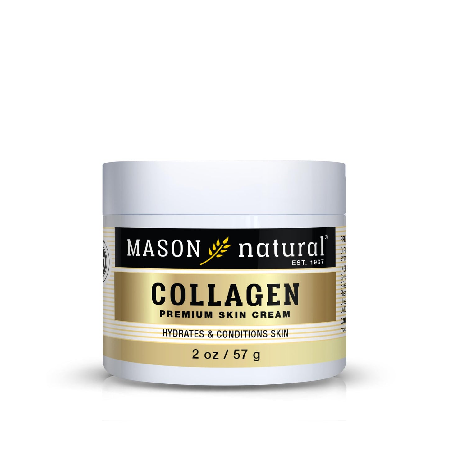 MASON NATURAL Collagen Premium Skin Cream, Women’s Anti,Aging Face & Body Daily Moisturizer for Hydration & Firmness, Pear Scent, 2 oz Beauty & Personal Care MASON NATURAL