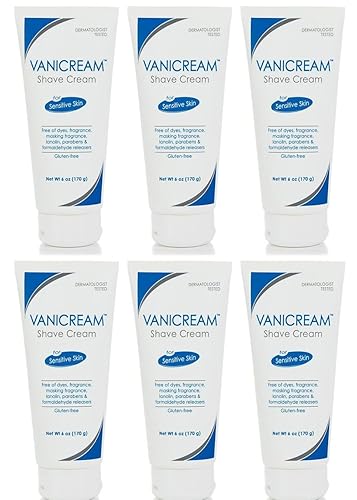 Vanicream Shave Cream For Sensitive Skin 6 oz (Pack of 6) Beauty & Personal Care Vanicream