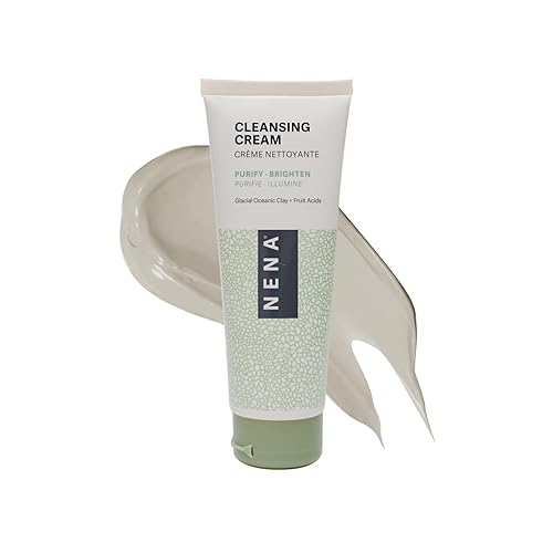 NENA Skincare Cleansing Cream - Face Wash - Gluten Free Facial Cleanser - Hydrating Mineral-Powered Formula for Soft, Radiant Skin - 3.5 oz Beauty & Personal Care NENA