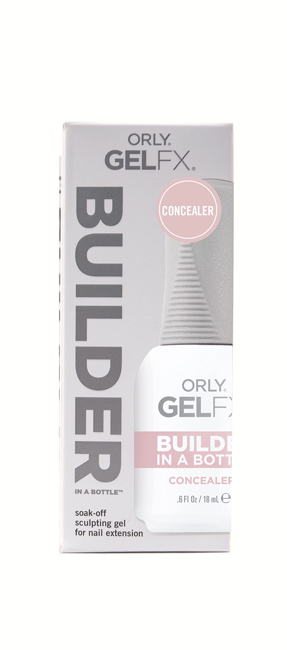 Orly GelFX Builder in a Bottle with built in Guardian Brush - Concealer, Infused with Vitamins A +E and Pro Vitamin B5… Beauty & Personal Care Orly