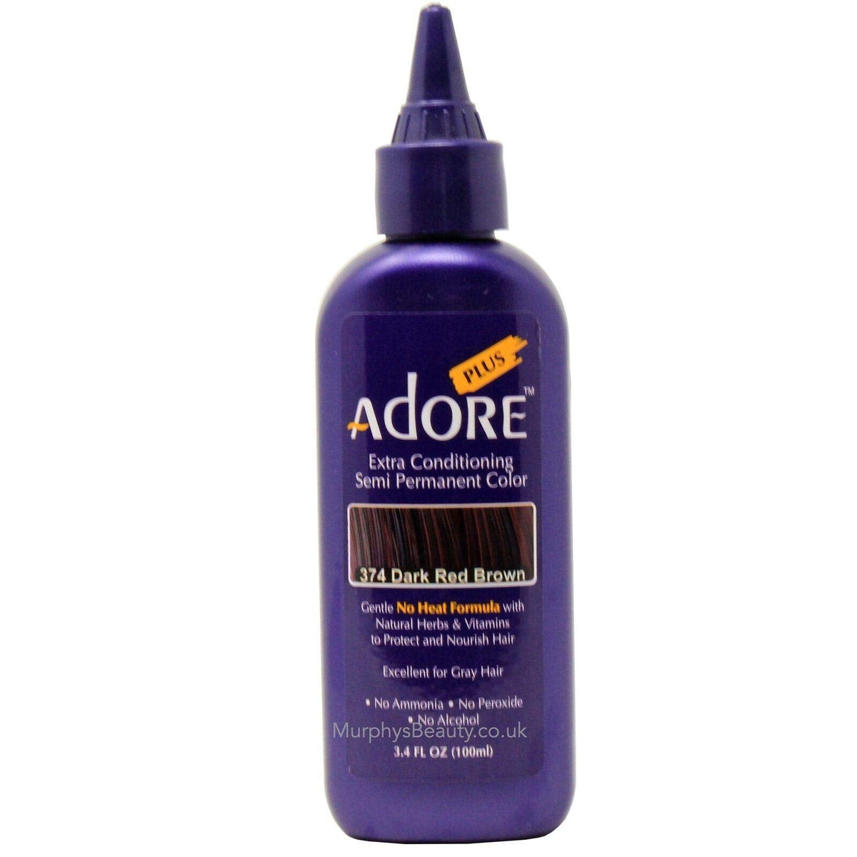 Adore Plus #374 Dark Red Brown Beauty & Personal Care ADORE COSMETICS