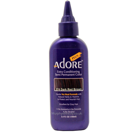 Adore Plus #374 Dark Red Brown Beauty & Personal Care ADORE COSMETICS