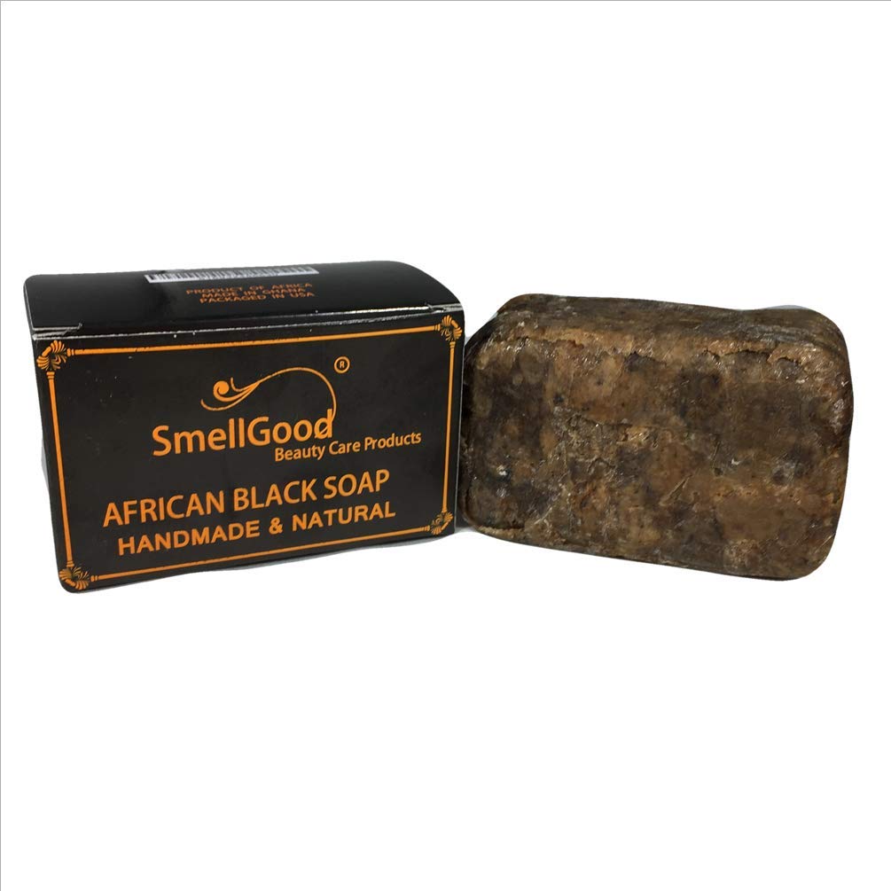 Raw African Black Soap 1lb Beauty & Personal Care SmellGood
