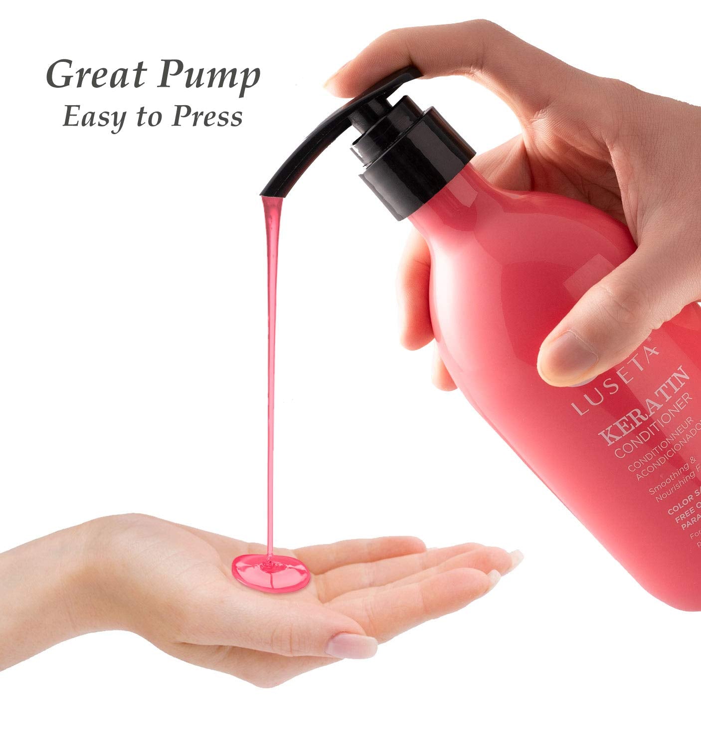Luseta Keratin Shampoo for Dry and Damaged Hair 33.8 Oz Beauty & Personal Care L LUSETA