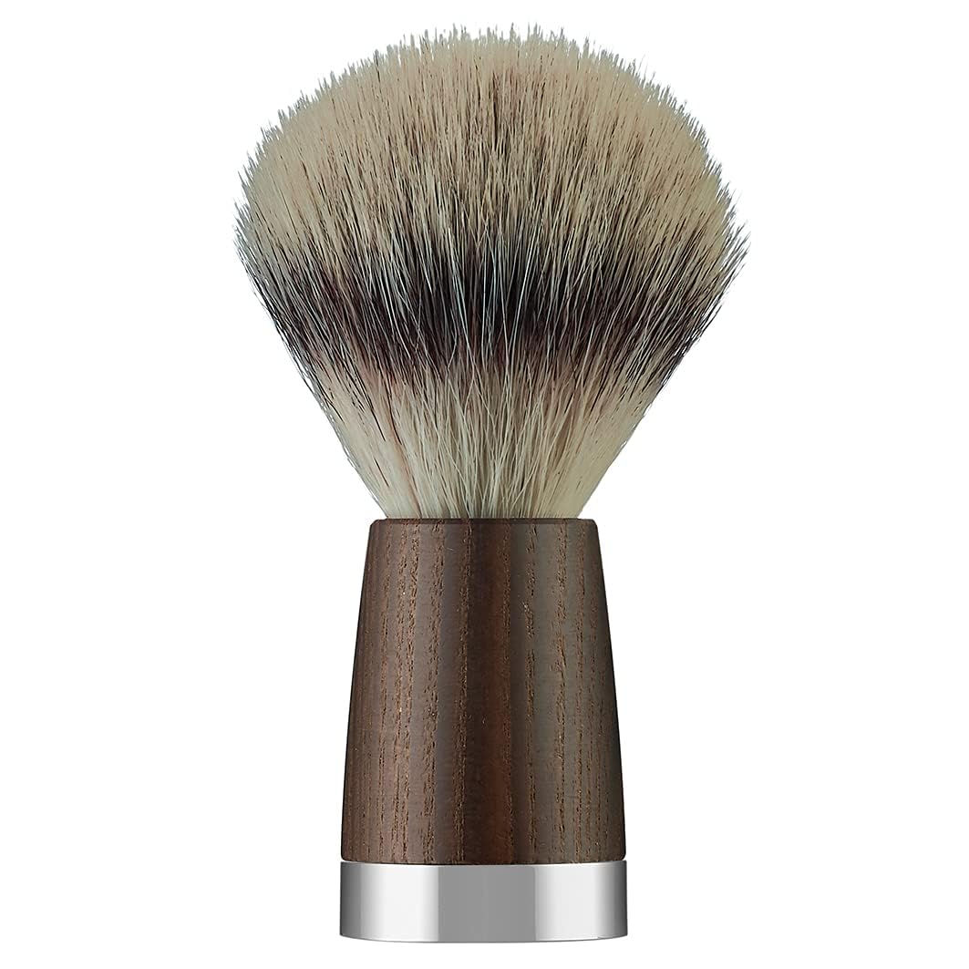Claus Porto - Musgo Real Shaving Brush - Wood + Metal Handle - Handmade, Soft, Synthetic Bristles Beauty and Personal Care Claus Porto