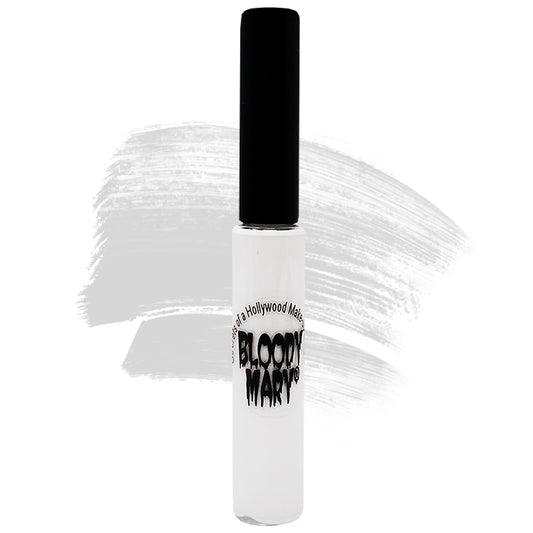 BLOODY MARY White Mascara for Eyelashes used in Halloween, Gojo Cosplay, Ice Princess Queen Costume MakeUp - High Pigment Mascara White - No Clumping,