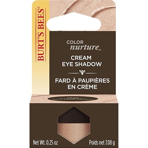 Burt's Bees Color Nurture Cream Eye Shadow With Buildable Color To Achieve Desired Intensity, Caramel Buttercream 0.25 Ounce Beauty & Personal Care Burt's Bees