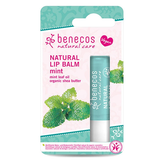 2 x Benecos Natural Lip Balm Mint 4,8g Beauty and Personal Care benecos