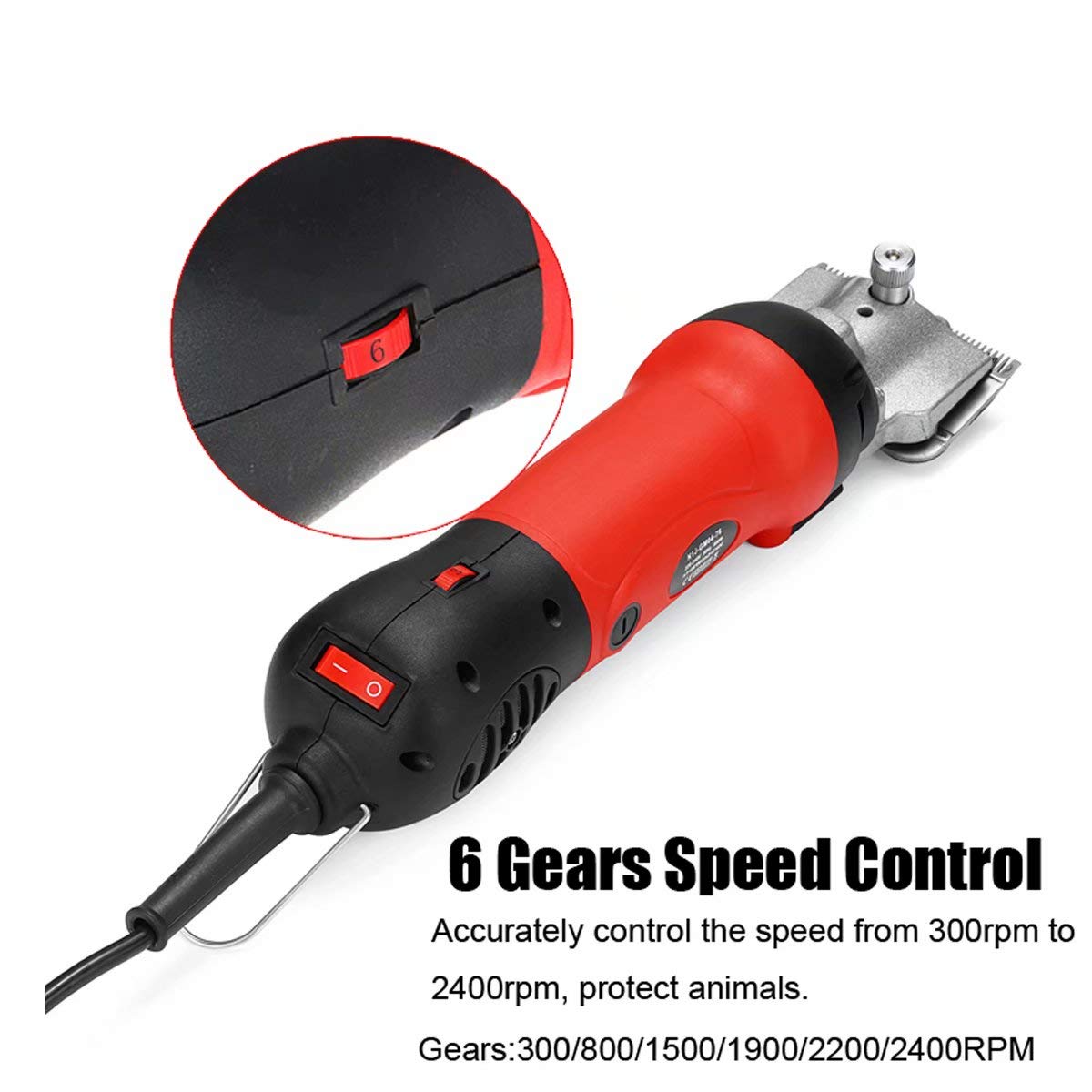 GagalU Professional Sheep Shearing Clippers, 690W 220V-240V Electric Sheep Shearing Clipper Scissors Shears Cutter Goat Horse Clipper Machine 13 Teeth Beauty and Personal Care GagalU