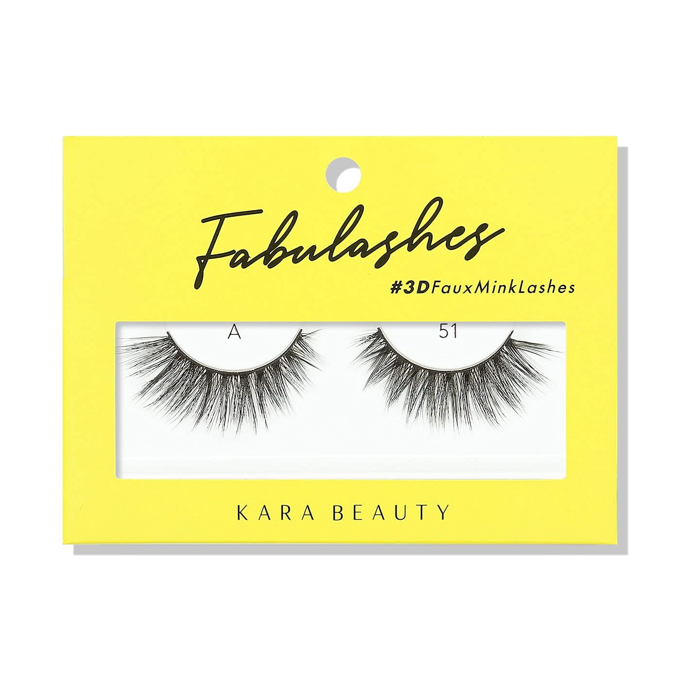 KARA BEAUTY 3D Faux Mink Strip Lashes - Reusable False Eyelashes - Lightweight, Beginner-Friendly Eye Lashes for Special Occasion, Wedding, Prom Beauty & Personal Care Kara Beauty