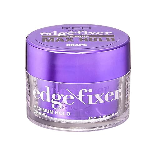 Red by Kiss Edge Fixer 24 Hour Maximum Hold Edge Wax No Flaking Biotin B7 Infused Hair Gel 1.01 fl.oz Beauty & Personal Care Red by Kiss