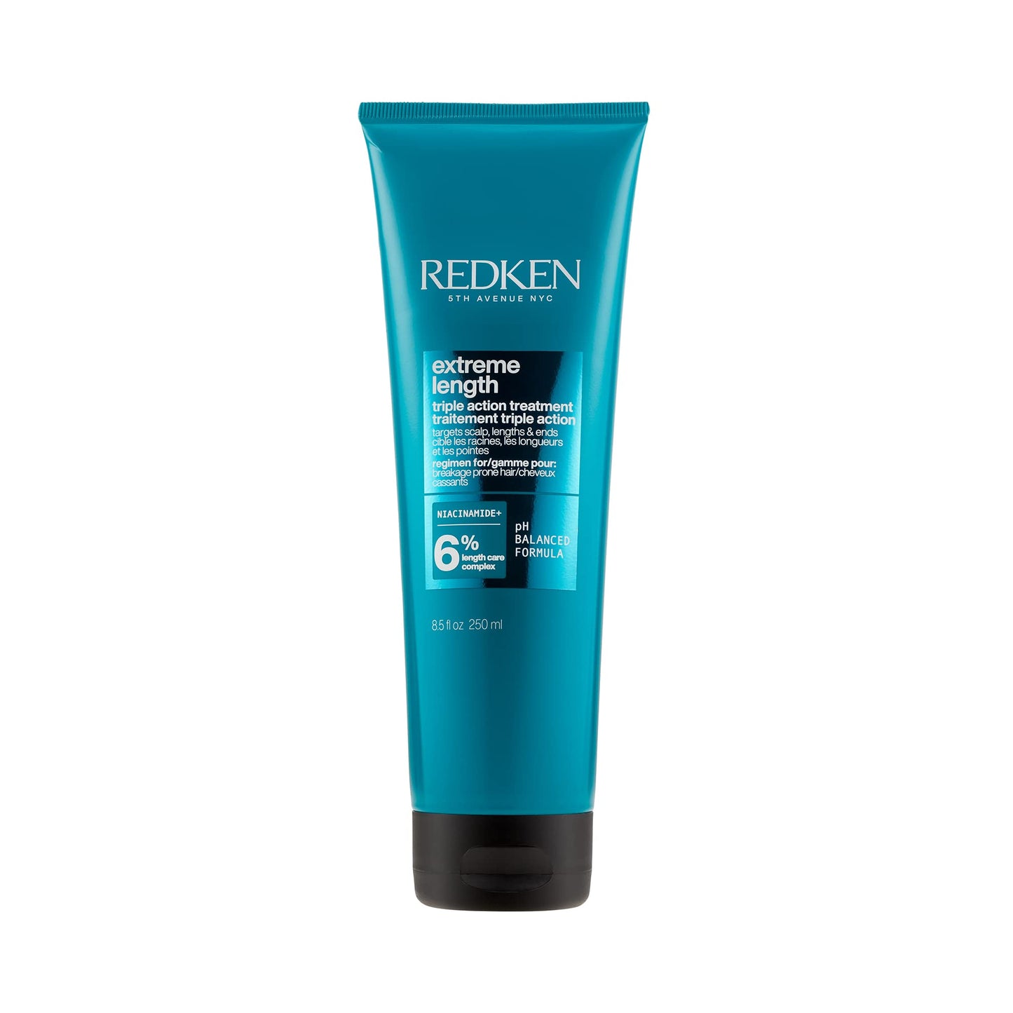 Redken Redken Extreme Length Triple Action Treatment Mask, Rinse-Out Mask With Biotin & Niacinamide Beauty & Personal Care Redken