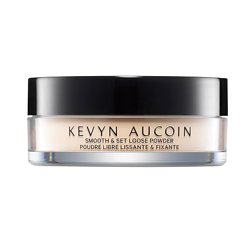 Kevyn Aucoin Smooth & Set Loose Powder with Puff: Universal shade, all skin types & tones. Sheer, lightweight, blends well, blurs imperfections Beauty & Personal Care Kevyn Aucoin