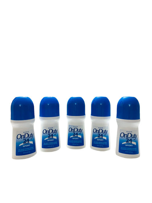 Avon On Duty 24 hour Sport 1.7 Oz Deodorant LOT OF 5 Beauty and Personal Care AVON