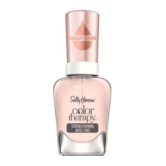 Sally Hansen Nail Treatment Color Therapy™ Base Coat | Infused with Argan Oil | Long Lasting, Healthy Nails, Strengthening & Nourishing