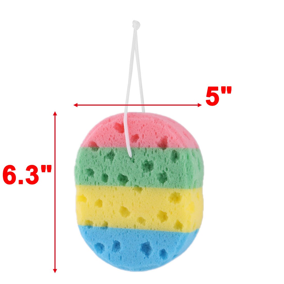 Ruilogod Household Bathroom Oval Shaped Body Cleaning Washing Tool Bath Shower Sponge (id: 1a0 AFB f6b e53 310 Beauty and Personal Care Ruilogod