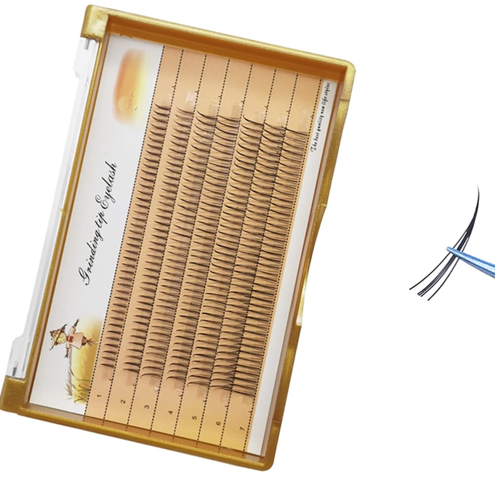 Fishtail Eyelash Extensions Mix Length Single Cluster Fans Eyelashes Fashion Fish Tail Fairy Eyelashes C Curl Super Natual Grafting Eyelash Dovetail… Beauty & Personal Care adiya