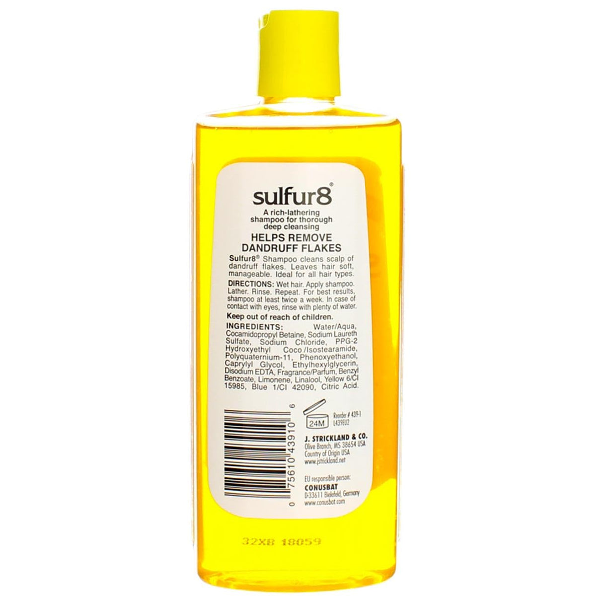 Sulfur 8 Deep Cleaning Shampoo for Dandruff, 7.5 Ounce (Pack of 2)