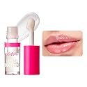 Ruby Kisses Lip Oil Booster, Hydrating Lip Gloss with Nourishing Natural Oil Blend, Jumbo Wand for Easy Application, Non-Sticky Formula (Clear) Beauty & Personal Care Ruby Kisses