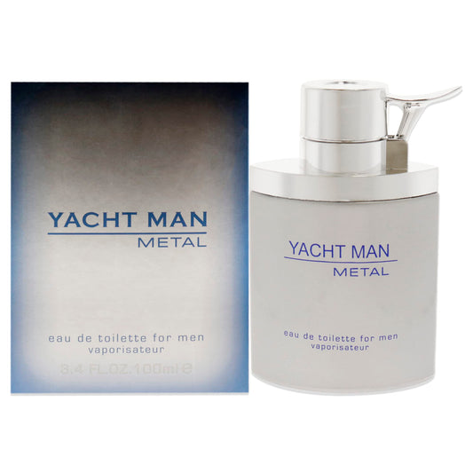 Yacht Man Metal by Myrurgia for Men - 3.4 oz EDT Spray Beauty & Personal Care Myrurgia