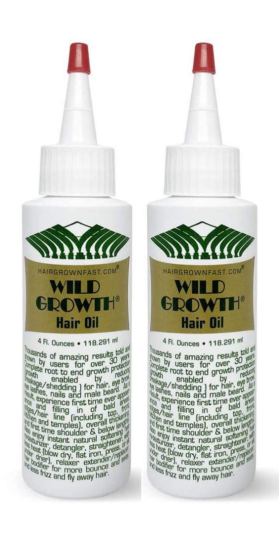 Wild Growth Hair Oil 4oz "Pack of 2" Beauty & Personal Care Wild Growth