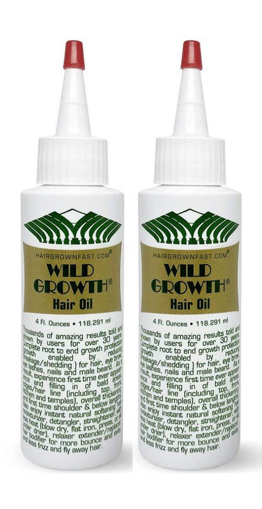 Wild Growth Hair Oil 4oz "Pack of 2" Beauty & Personal Care Wild Growth