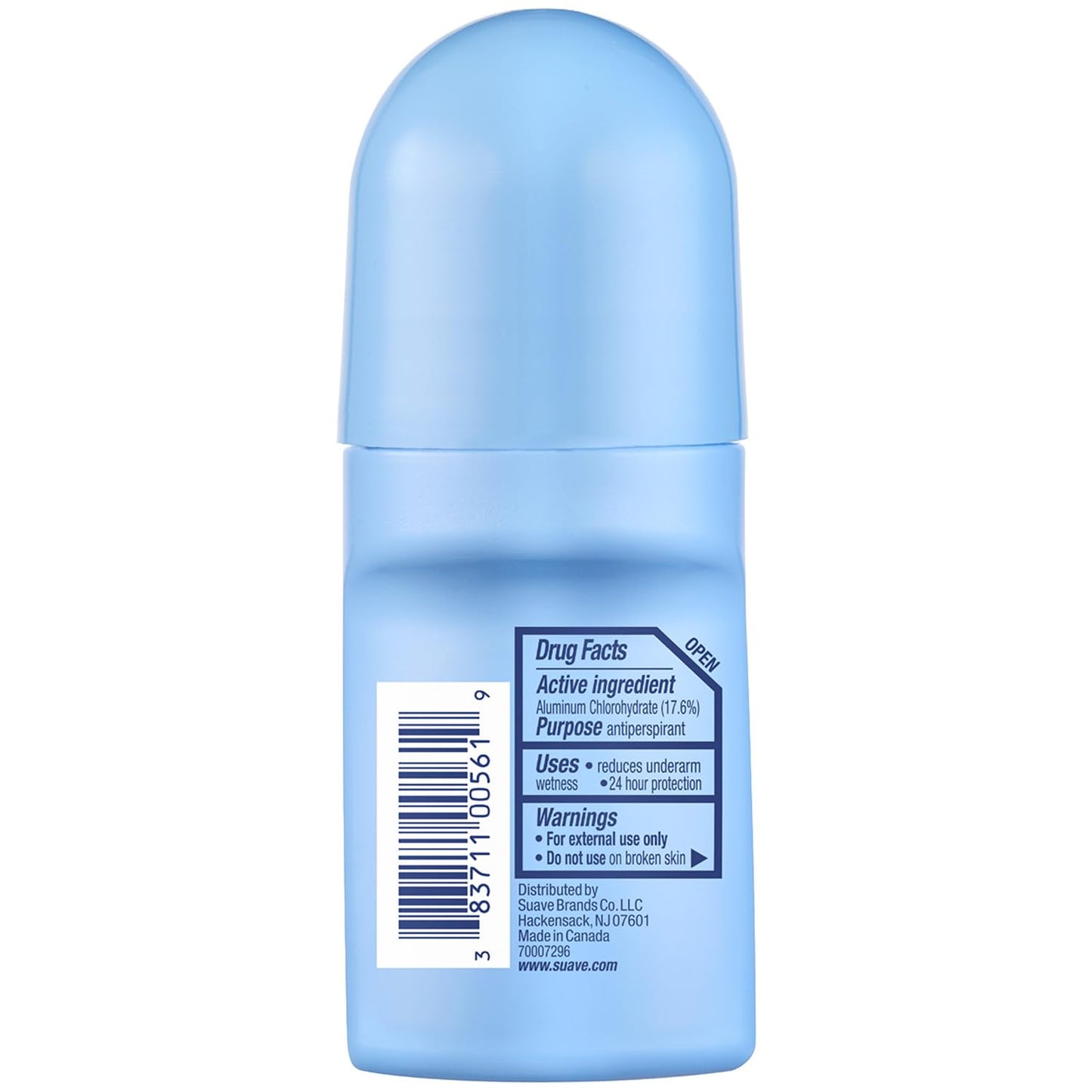Suave Roll-On Deodorant for Women, Powder Fresh Scent - Antiperspirant Deodorant with 24H Sweat & Odor Protection, 2.7 Oz Beauty & Personal Care Suave